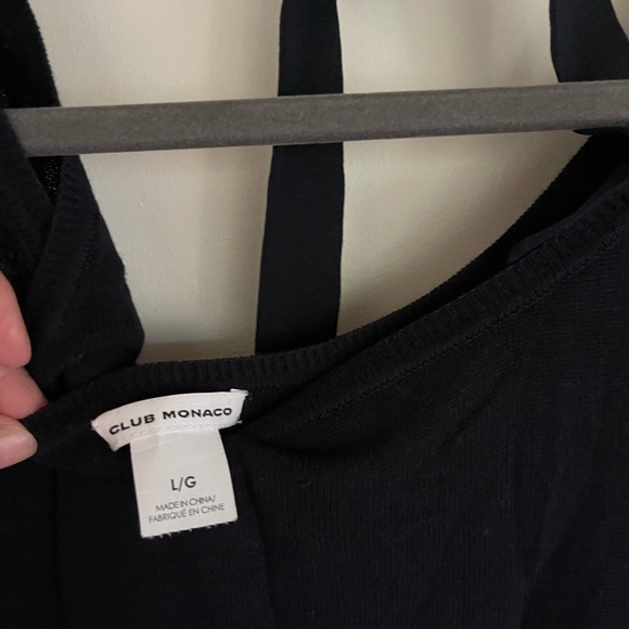 Club Monaco sweater with sweet crochet and bow detail - Picture 2 of 4